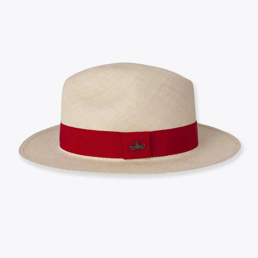 Portofino Classic Rouge Club. classic Panama; colors: natural, red; source image reviewed in visual-sheet-02 item 35