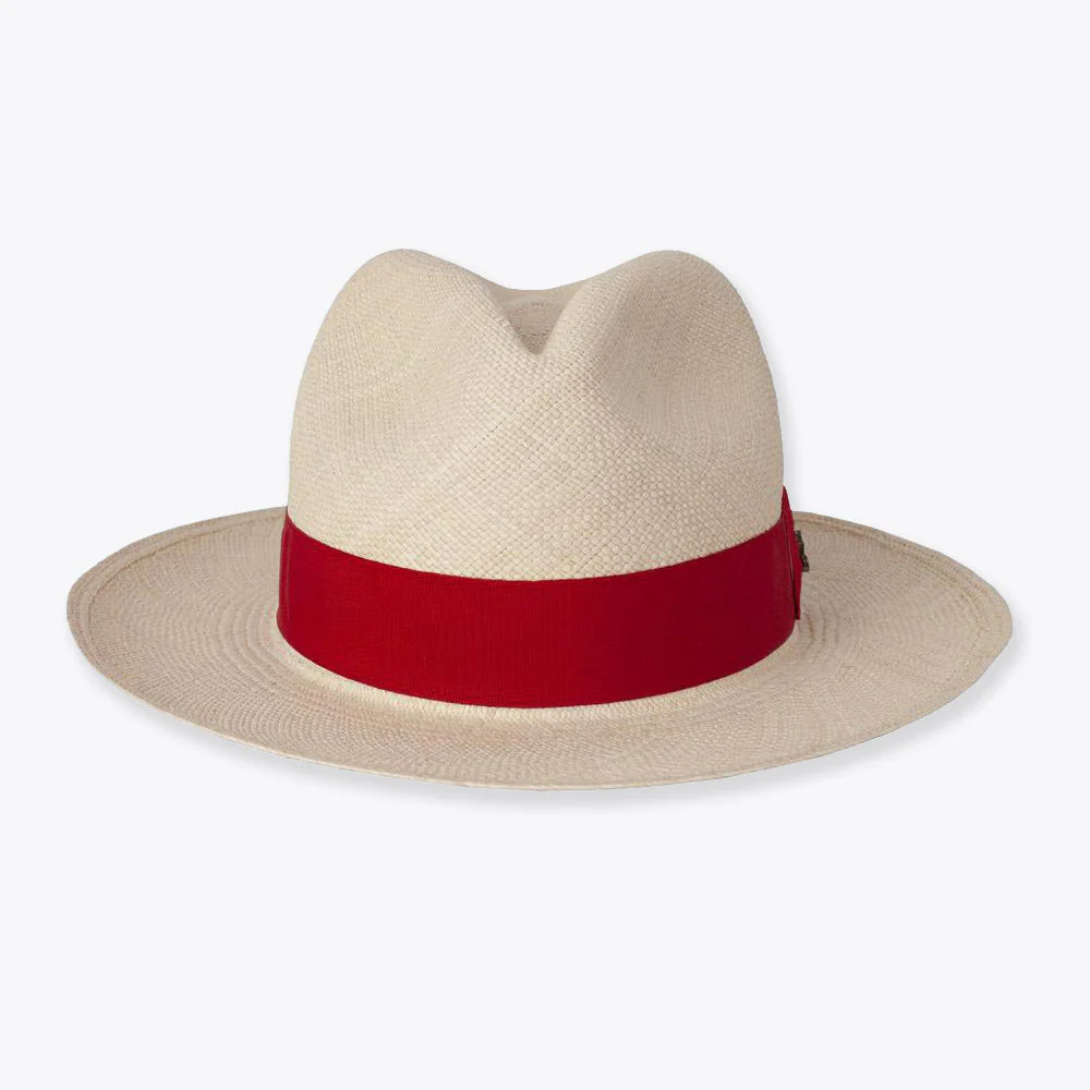 Portofino Classic Rouge Club. classic Panama; colors: natural, red; source image reviewed in visual-sheet-02 item 35