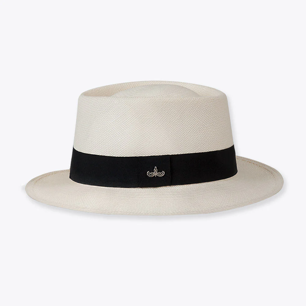 Capri Havana Black Tie. classic Panama; colors: white, black; source image reviewed in visual-sheet-03 item 50
