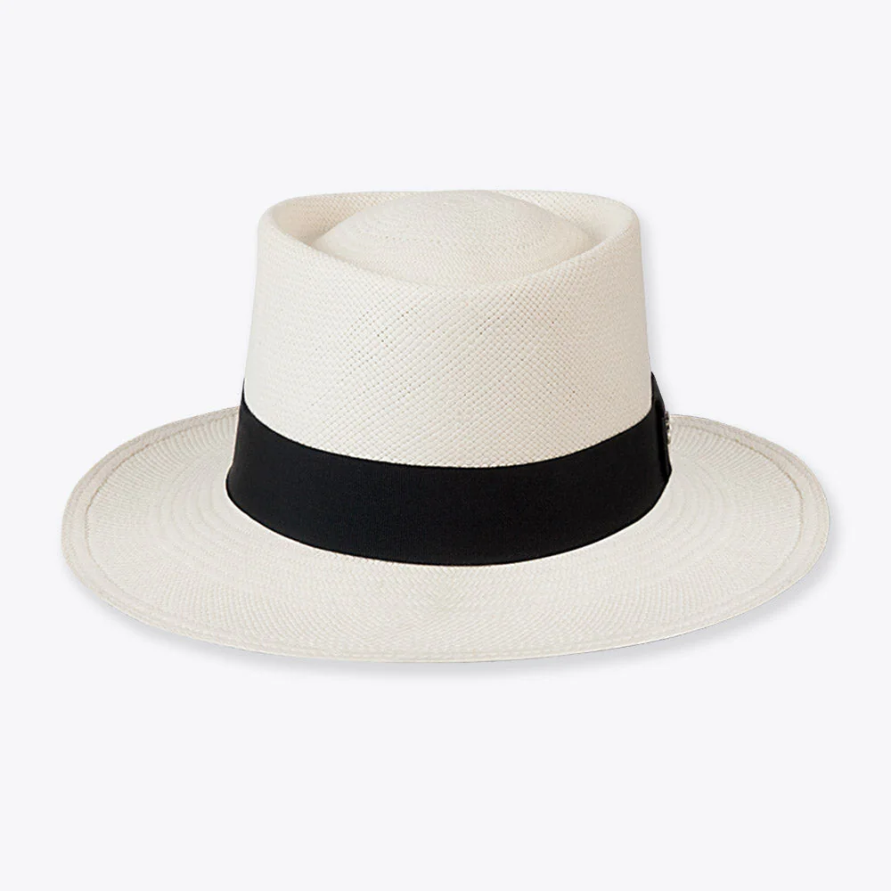 Capri Havana Black Tie. classic Panama; colors: white, black; source image reviewed in visual-sheet-03 item 50